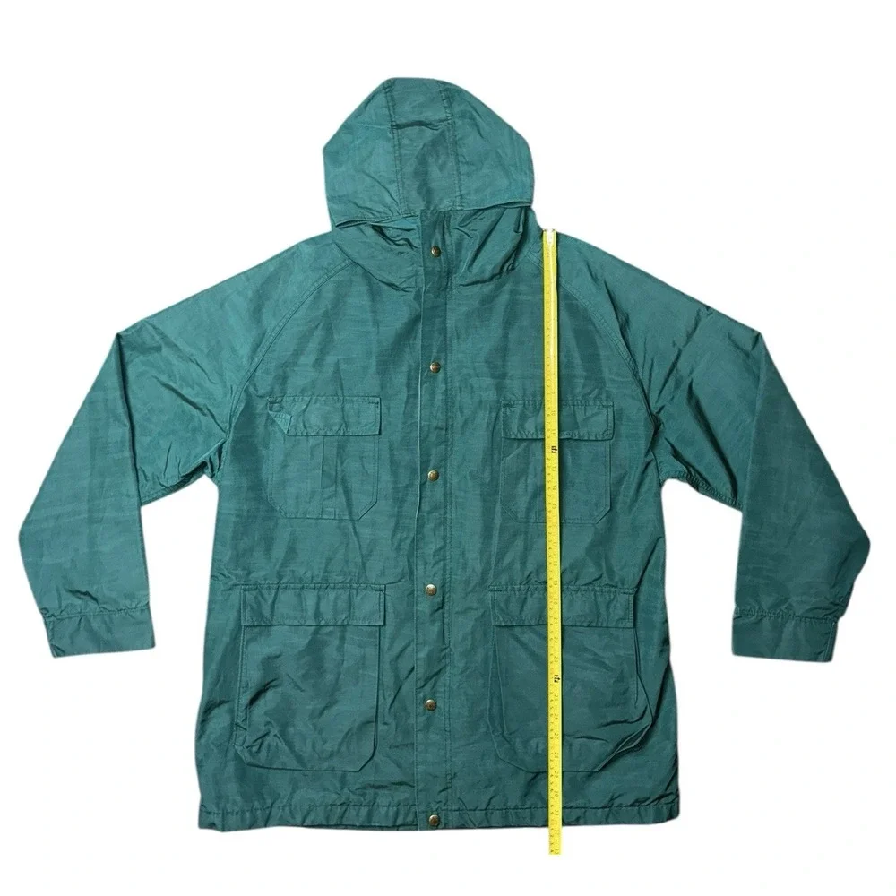 VTG  Woolrich Chore Coat/Jacket Full Zip Teal Mens Sz XL USA‎ Made Pockets - Picture 5 of 16